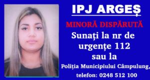 A dispărut din Schitu Golești! Ați văzut-o?