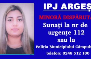A dispărut din Schitu Golești! Ați văzut-o?