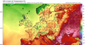 Vijelii, grindină și descărcări electrice în Muntenia