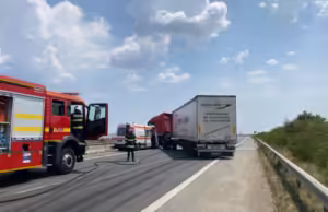 Accident grav pe A1