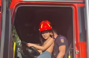 Pompierii români au stins un incendiu în Franța. Moment emoționant de mulțumire.