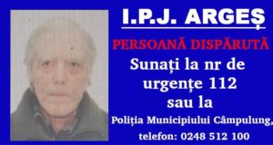 A dispărut de la domiciliul din comuna Mihăești. L-ați văzut?