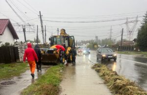 Administrația locală Bascov, intervenții în zonele inundate