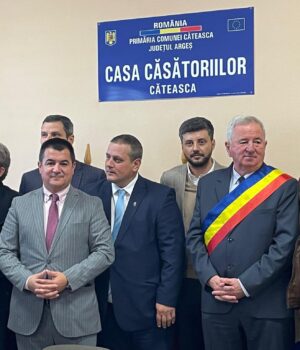 Primarul Liviu Năstase, la învestirea pentru un nou mandat de primar al comunei Căteasca