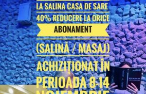 BLACK FRIDAY la Salina Casa de Sare. Profită de o SUPER REDUCERE la abonamente