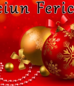 Felicitare din partea Primăriei Dârmănești, cu ocazia Sfintelor Sărbători de Crăciun și Anul Nou