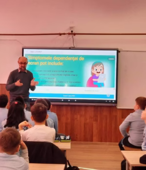 ,,Dependența de ecrane, noua provocare a erei digitale – cum o gestionăm?” este campania care s-a desfășurat cu succes la Mioveni în perioada 27-29 ianuarie