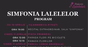 Piteștiul, în floare, se pregătește de sărbătoare! Începe SIMFONIA LALELELOR, ediția cu numărul 48