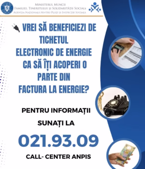 Primăria Bascov vă îndrumă pentru obținerea tichetelor electronice de energie