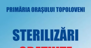 Sterilizări GRATUITE ale animalelor cu stăpân în Topoloveni