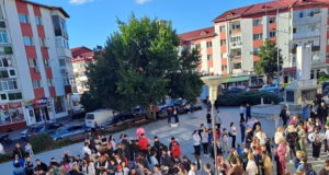 A fost mobilizare generală la Topoloveni pentru ecologizarea orașului