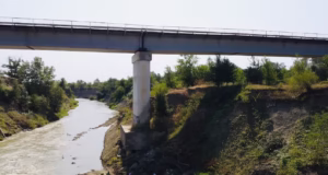 Lucrările la podul din Căteasca, aproape de finalizare.