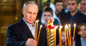 Putin a participat la o slujbă de Crăciun pe rit vechi care a durat toată noaptea. Ce anunț a făcut