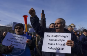 Minerii ies din nou în stradă după anunțul concedierilor de la Complexul Energetic Oltenia. Angajații cer dialog cu Nicușor Dan