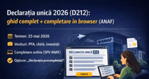 Declarația unica 2026: Rapoartele cu datele fiscale precompletate, disponibile direct în secțiunea „Mesaje” din SPV