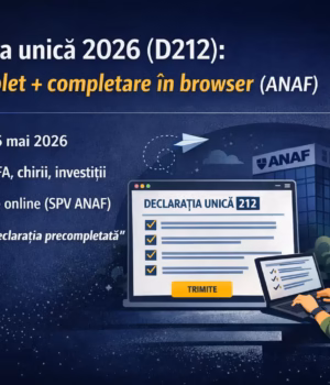 Declarația unica 2026: Rapoartele cu datele fiscale precompletate, disponibile direct în secțiunea „Mesaje” din SPV