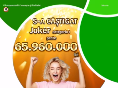 S-a câștigat cel mai mare premiu din istoria jocului Joker, de 12,93 milioane de euro. Biletul norocos a costat 14,5 lei