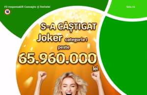 S-a câștigat cel mai mare premiu din istoria jocului Joker, de 12,93 milioane de euro. Biletul norocos a costat 14,5 lei