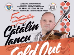 Sute de argeșeni sunt așteptați astăzi la evenimentul lunii: Spectacolul aniversar ,,Cătălin Iancu- Jubileul excelenței”