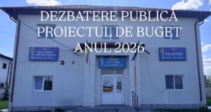 Dezbaterea publică a bugetului comunei Bradu. Află detalii!