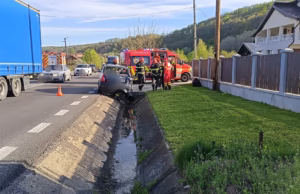 Accident cu victimă în Drăganu. Victima a fost transportată la spital