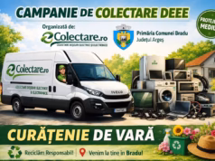 Campanie de colectare gratuită a deșeurilor electrice și electronice la BRADU