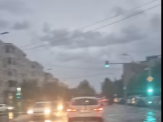 Ploi torențiale și inundații în Pitești
