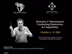 Filarmonica Pitești anunță: Încep înscrierile pentru ,,Romania International Conducting Masterclass & Competition”, ediția a IV-a!