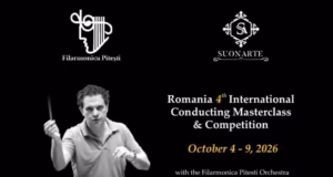 Filarmonica Pitești anunță: Încep înscrierile pentru ,,Romania International Conducting Masterclass & Competition”, ediția a IV-a!