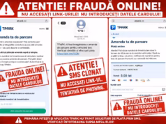 ATENȚIE! Tentativă de fraudă prin SMS! Nu accesați link-urile primite!