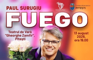Fuego revine la Pitești într-un concert pop-simfonic extraordinar alături de Orchestra Filarmonicii