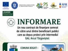 O nouă reușită pentru comuna Bogati: utilaj achiziționat prin GAL!