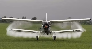 A doua campanie de dezinsecție în comuna Bradu. Tratamente aviochimice în perioada 22–23 august