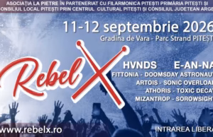 Zece trupe vor urca pe scenă la RebelX Young Rock Festival 2026 de la Pitești