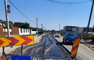 Apel la răbdare și responsabilitate în trafic, pe DJ 659. Primăria Bradu explică situația lucrărilor