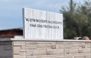 Bradu are un nou izvor amenajat. Dănuț Stroe: Investițiile continuă în zonă