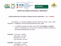 Primăria Bogați: noi activități derulate prin GAL Arcul Târgoviștei în trimestrul IV